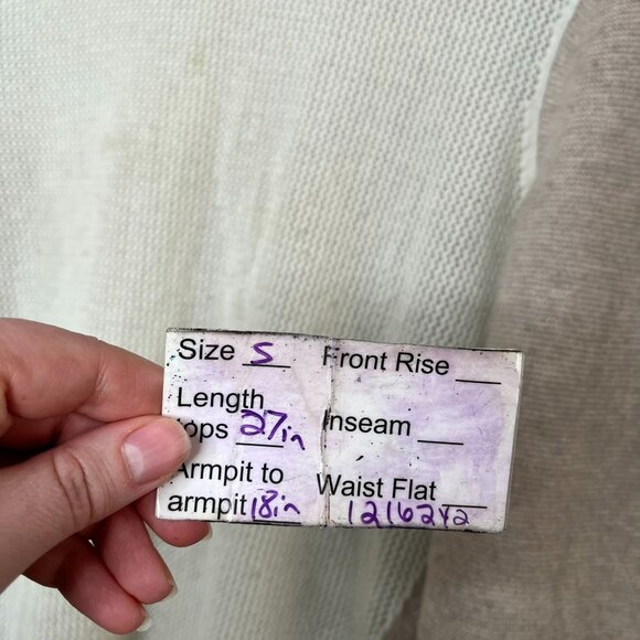 Tommy Bahama womens Beige raglan Cashmere knit pull over Sweater size small - Picture 11 of 11